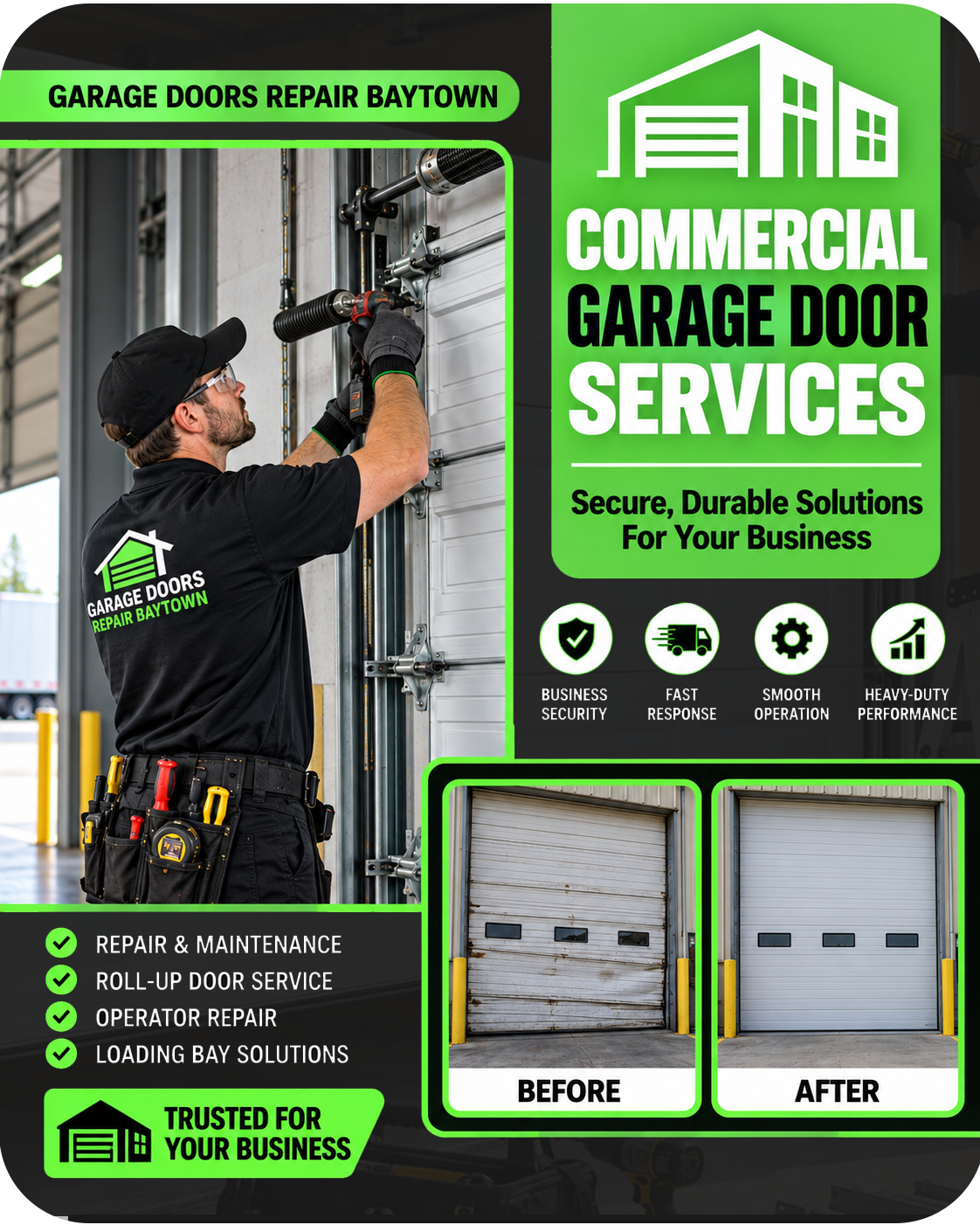 repair & installation garage door repair technician