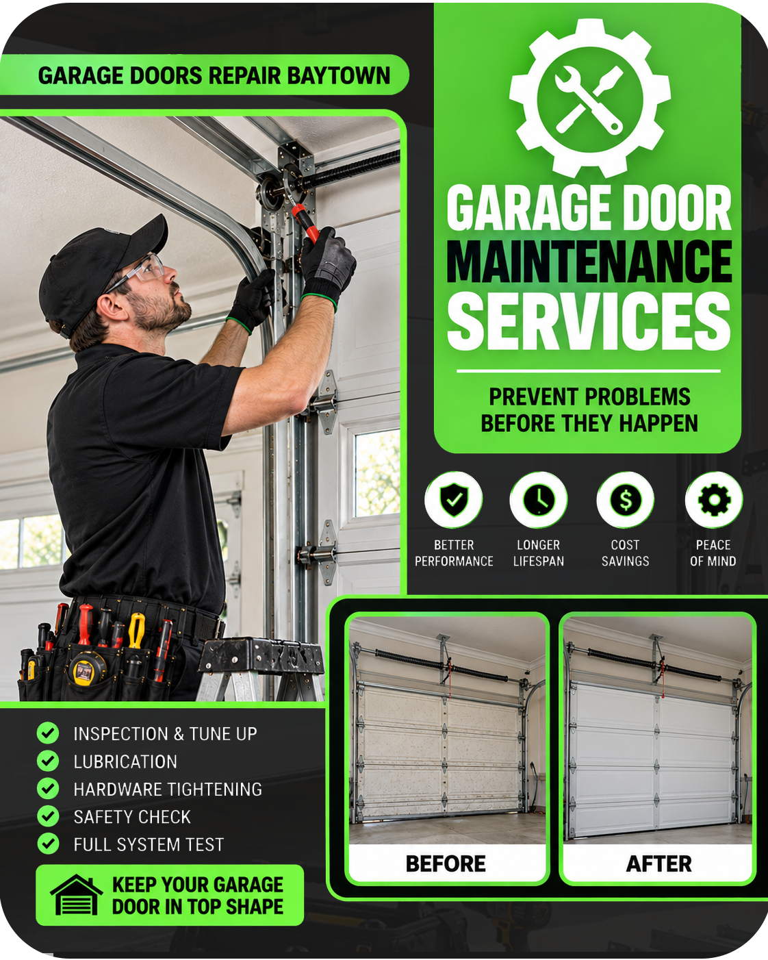 garage door repair technician