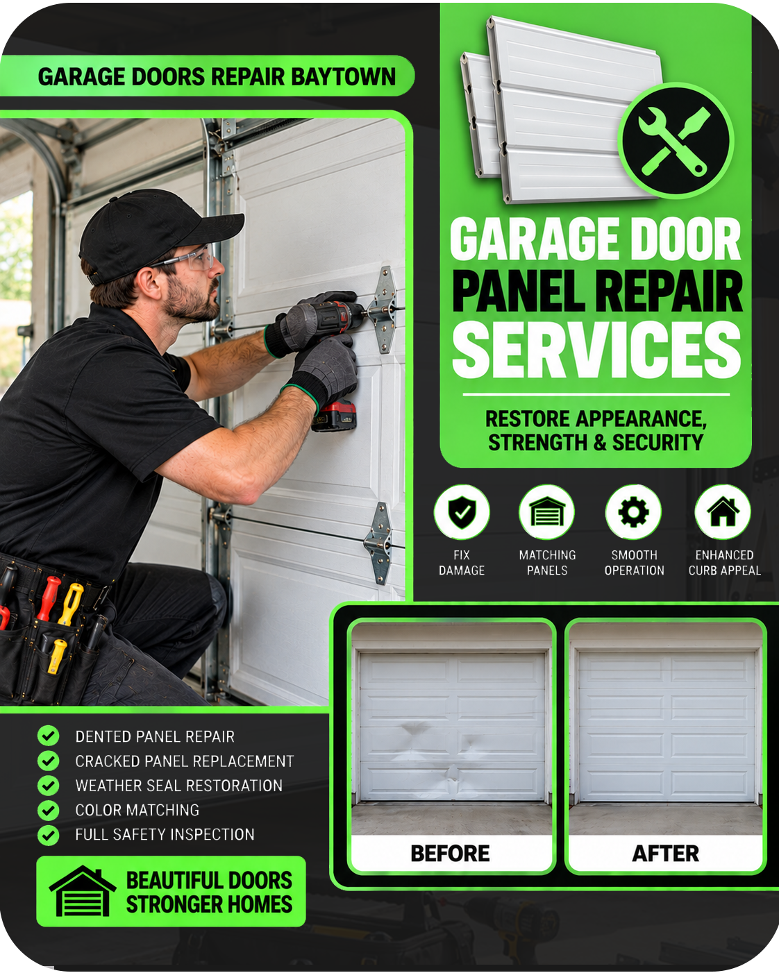 repair & installation garage door repair technician