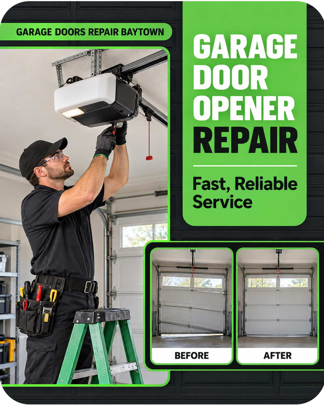 repair & installation garage door repair technician